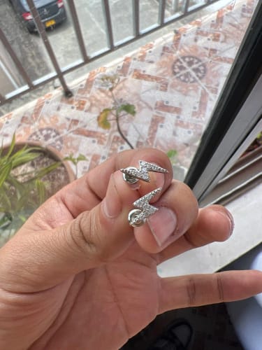 C C. review of Lightning Bolt Earrings image 1 out of 1