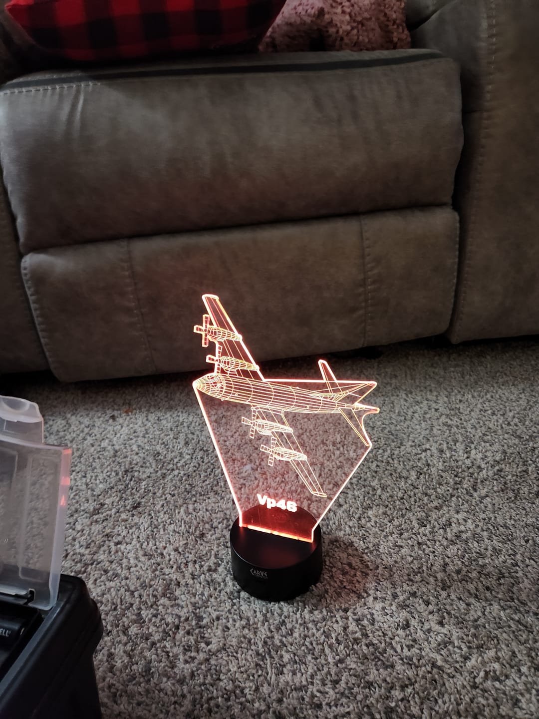 Customer photo review of P-3 Orion - 3D Optical Illusion Lamp