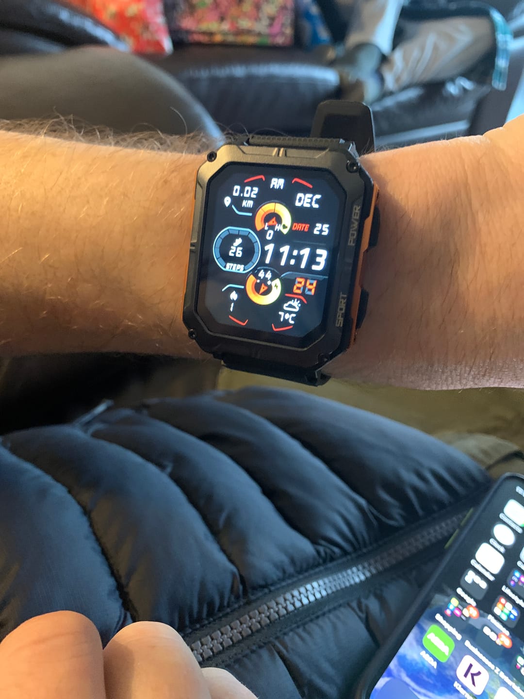 Customer photo review of Hard Hat Smartwatch