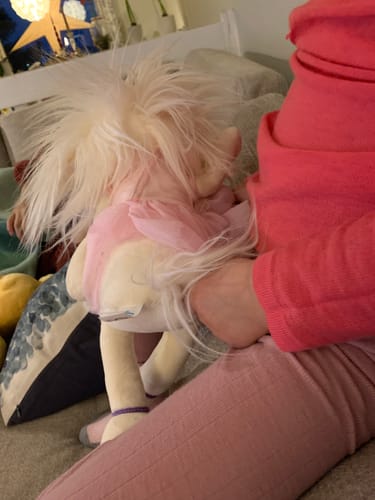 Customer photo review of Lucky Mimi Plush – Pink Heart Edition | Orange Toys