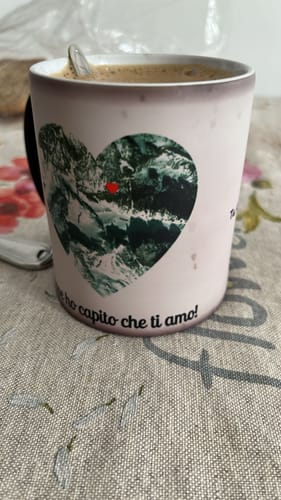 Customer photo review of Tazza magica personalizzata 325ml