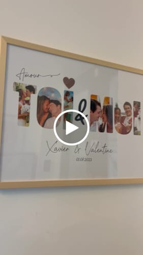 Customer video review of Toi & Moi -  Affiche Personnalisée