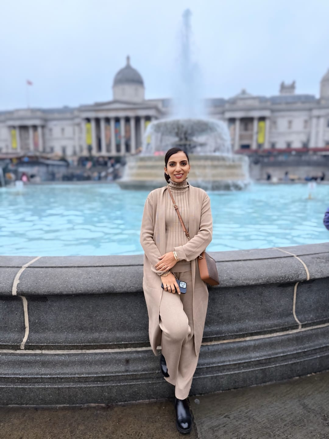 Customer photo review of Aubrey Luxe Winter Coord Set with Cape