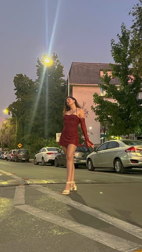 Customer photo review of VESTIDO LIS BURDEO