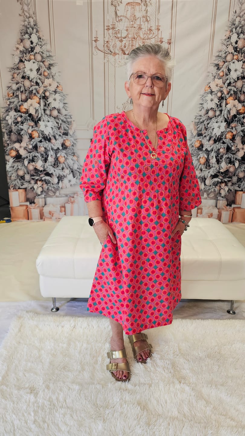 Customer photo review of Dress Fleur -  Summer Retro Cotton