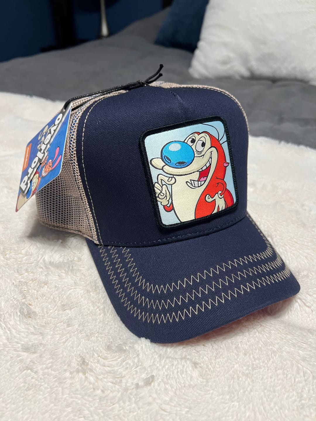 Customer photo review of OVERLORD X Ren & Stimpy: Stimpy Trucker Cap
