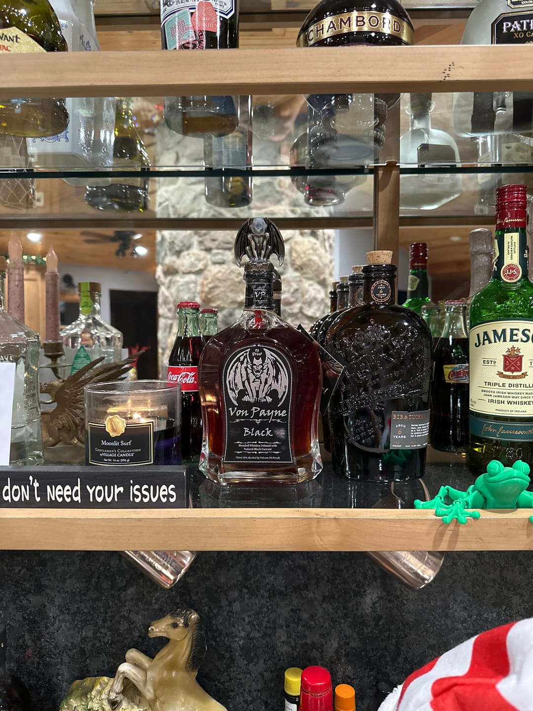Customer photo review of Von Payne Black Blended Whiskey (2) Bottle Bundle