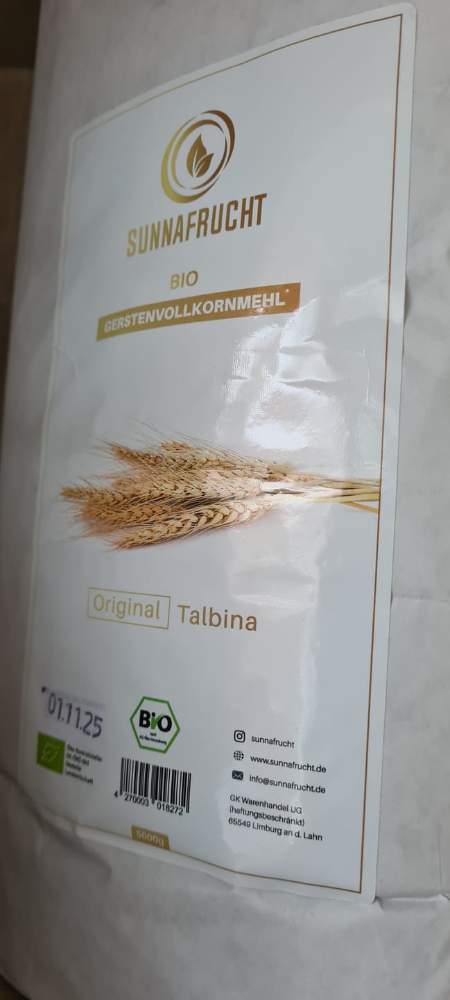 Customer photo review of Bio Gerstenvollkornmehl Talbina | 5kg