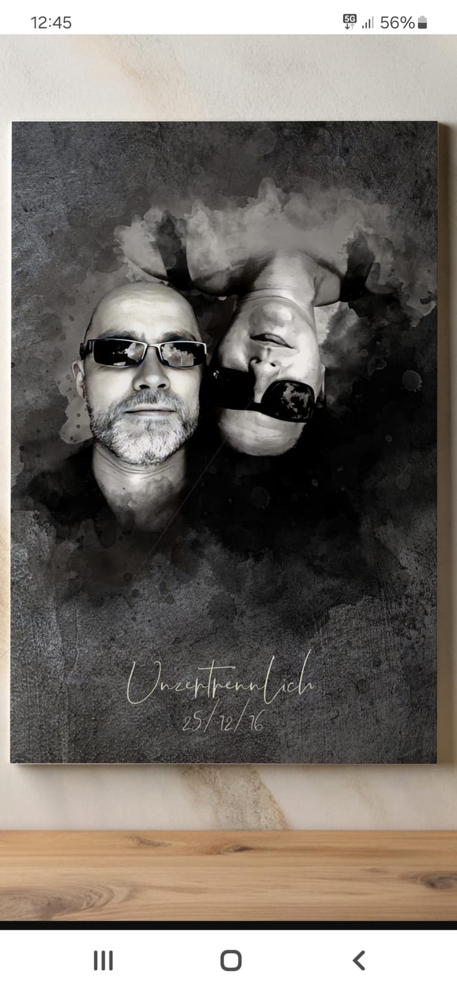 Customer photo review of Familien-Poster im Aquarell-Stil | personalisierbar