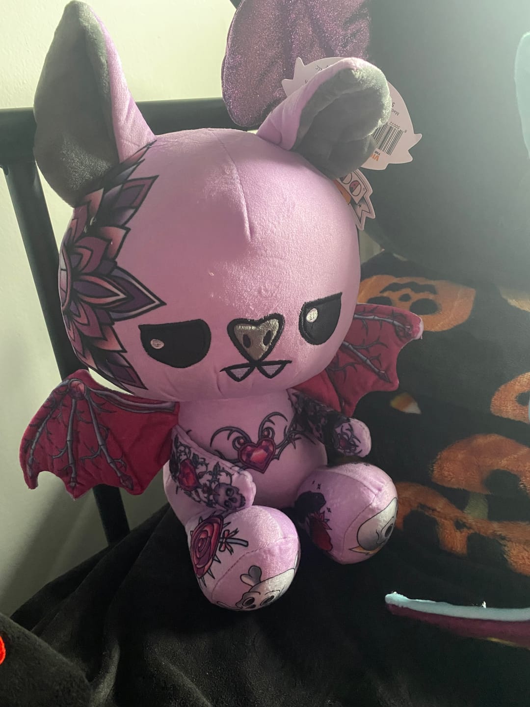 Customer photo review of Violet the Bat Plushie