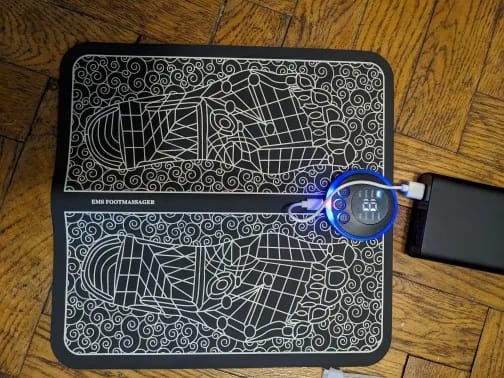 Customer photo review of Foot Massage Mat