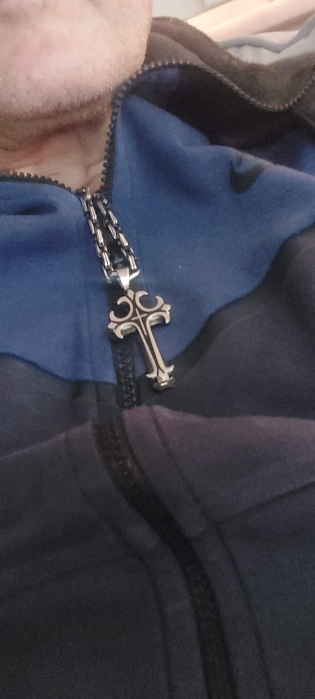 Customer photo review of Collier Croisé de l'Espoir
