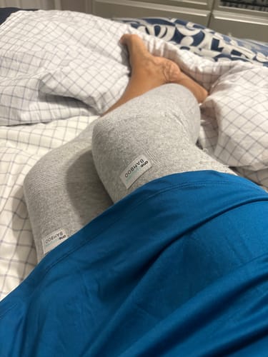 Customer photo review of Premium Bamboo Knee Sleeve (Single)