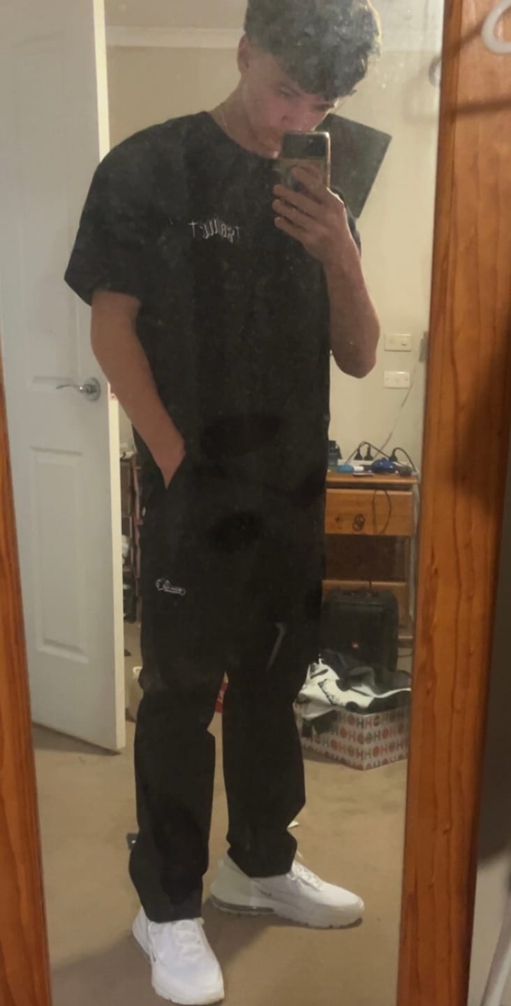 Customer photo review of Southside - Black Cargo Pants