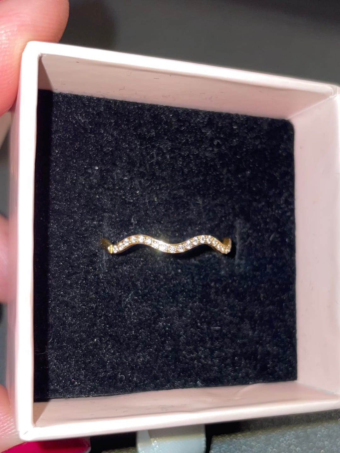 Customer photo review of Wavy Ring | 18K vergoldet