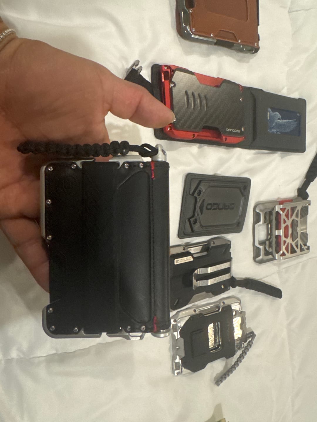 Customer photo review of 3 POCKET BIFOLD WITH PEN CAVITY