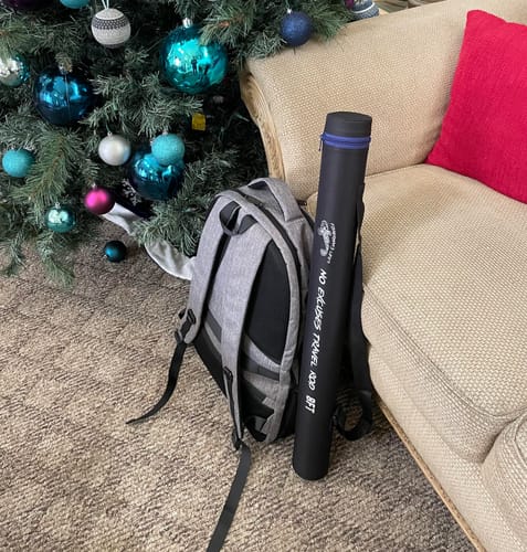 Customer photo review of 8Ft No Excuses Travel Rod with Tube Medium-Heavy Action 1/2oz to 2oz