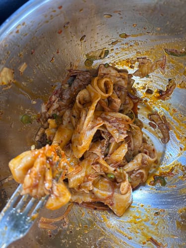 Customer photo review of [N1] Spicy Cumin Lamb Hand-Ripped Noodles Meal Kit (4 Servings)