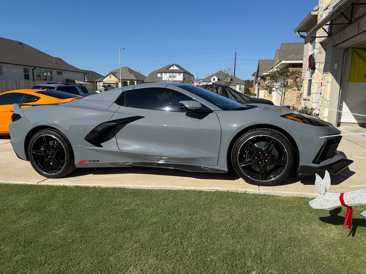 Customer photo review of Corvette C8 Track Edition Front Splitter