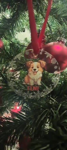 Customer photo review of Weihnachtsdeko mit Schneeflocken