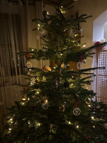 Customer photo review of Weihnachtsdeko mit Schneeflocken