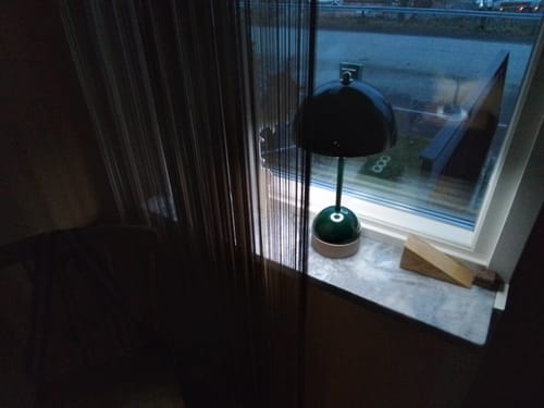 Customer photo review of Bordslampa - Svamplampa Flowerbud - Batteridriven 5000 mAH