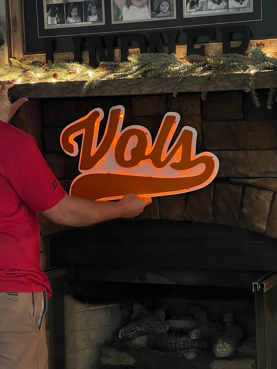 Customer photo review of Tennessee Volunteers BASEBALL "VOLS" w/ FREE National Championship 2024 ENGRAVING