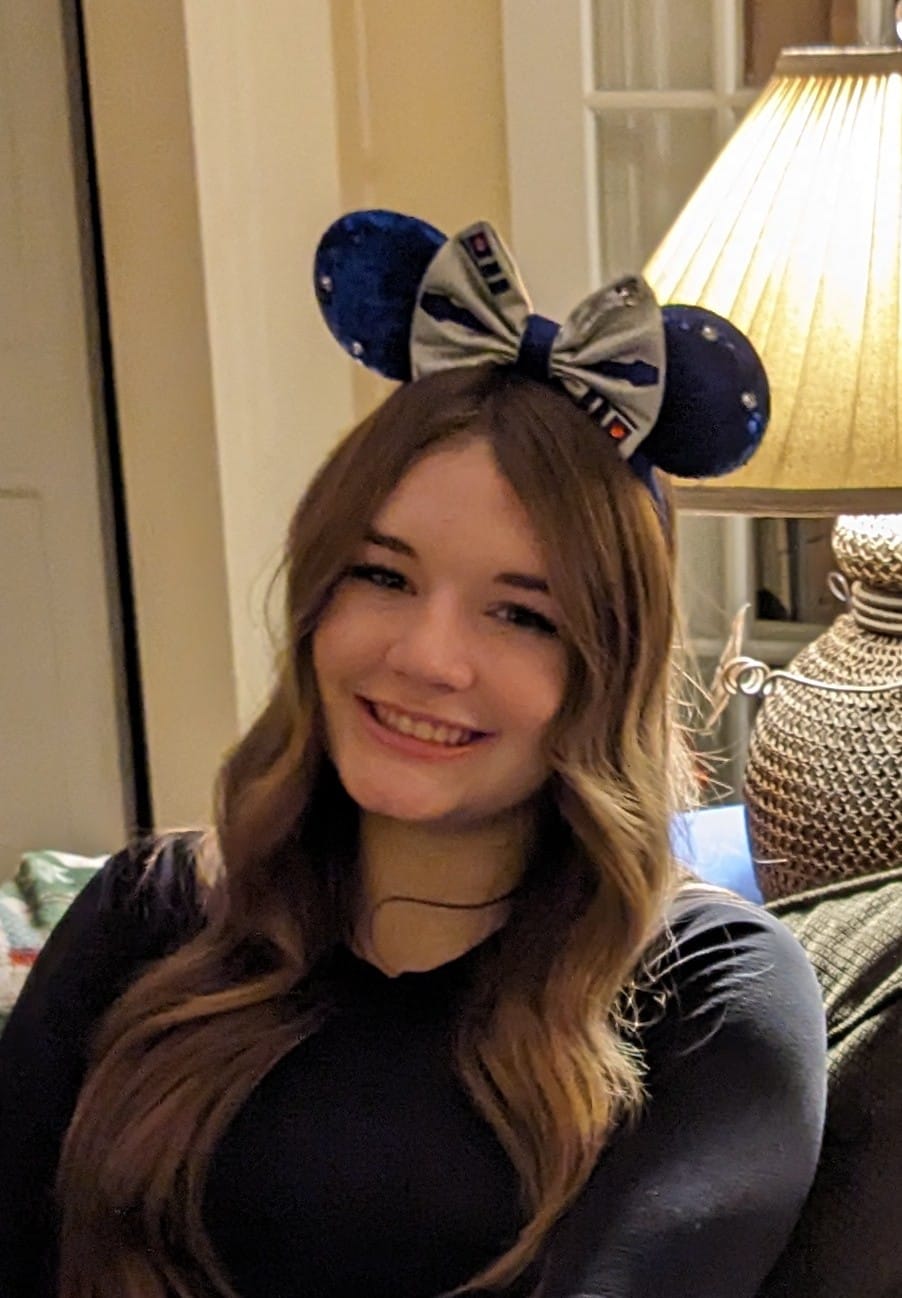 Customer photo review of Blue Robot Mickey Ears
