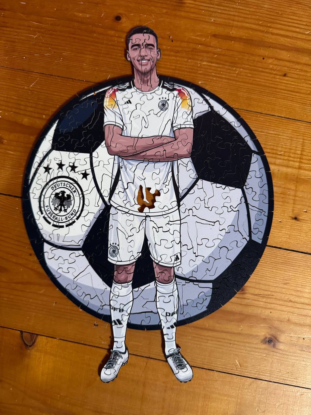 Customer photo review of Jamal Musiala - Holzpuzzle