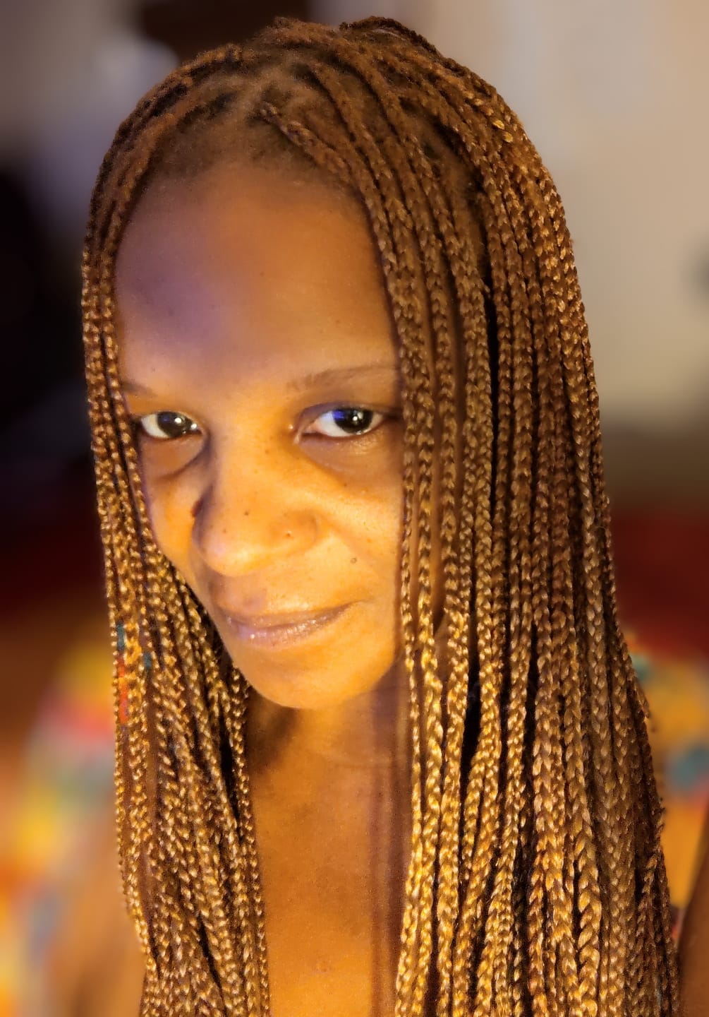 Customer photo review of Sensationnel Xpression 3x Pre-Stretched Braiding Hair - 58"