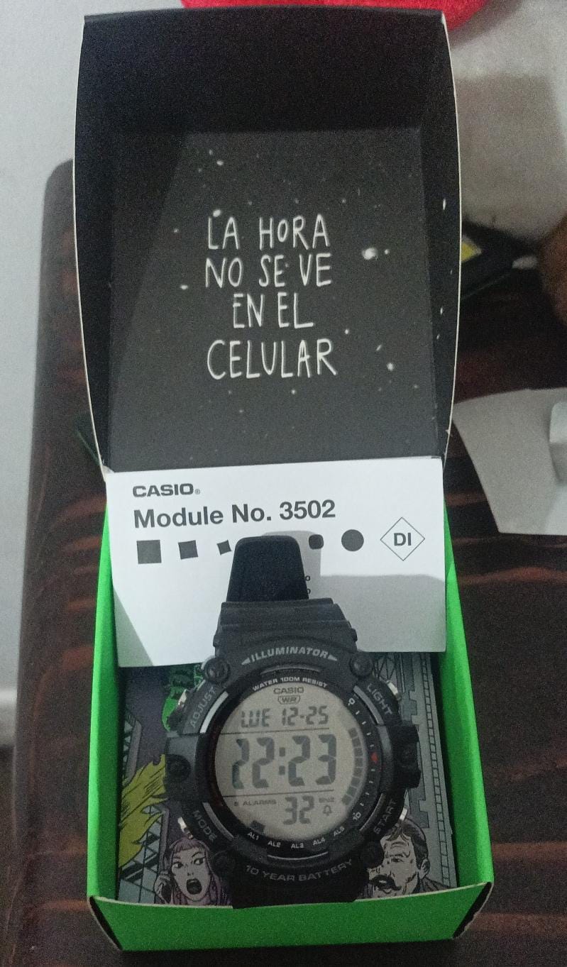 Customer photo review of Reloj Casio Vintage AE-1500WH-1AVDF Negro