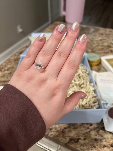 Customer photo review of Proposal Prep Couples Box - Determine Your Dream Ring and Proposal - BLACK FRIDAY - LOWEST PRICE OF THE YEAR