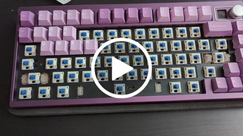 Customer video review of HMX XINHAI LINEAR SWITCH FACTORY LUBED EDITION (10PCS)