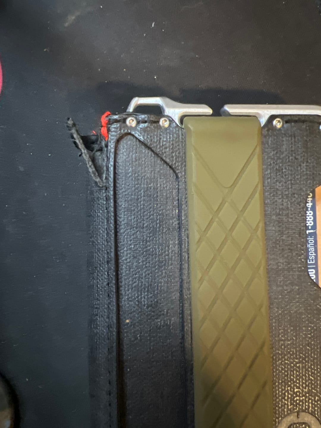 Customer photo review of DTEX 3 POCKET BIFOLD with PEN CAVITY