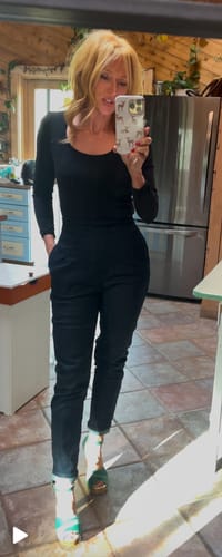 Customer photo review of Troublemaker Top in Black - Vixen by Micheline Pitt