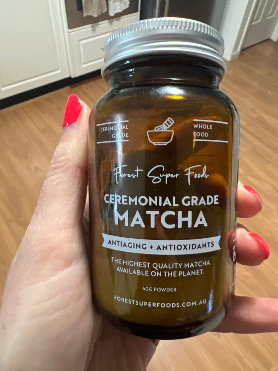 Customer photo review of Ceremonial Grade Matcha Green Tea Leaf