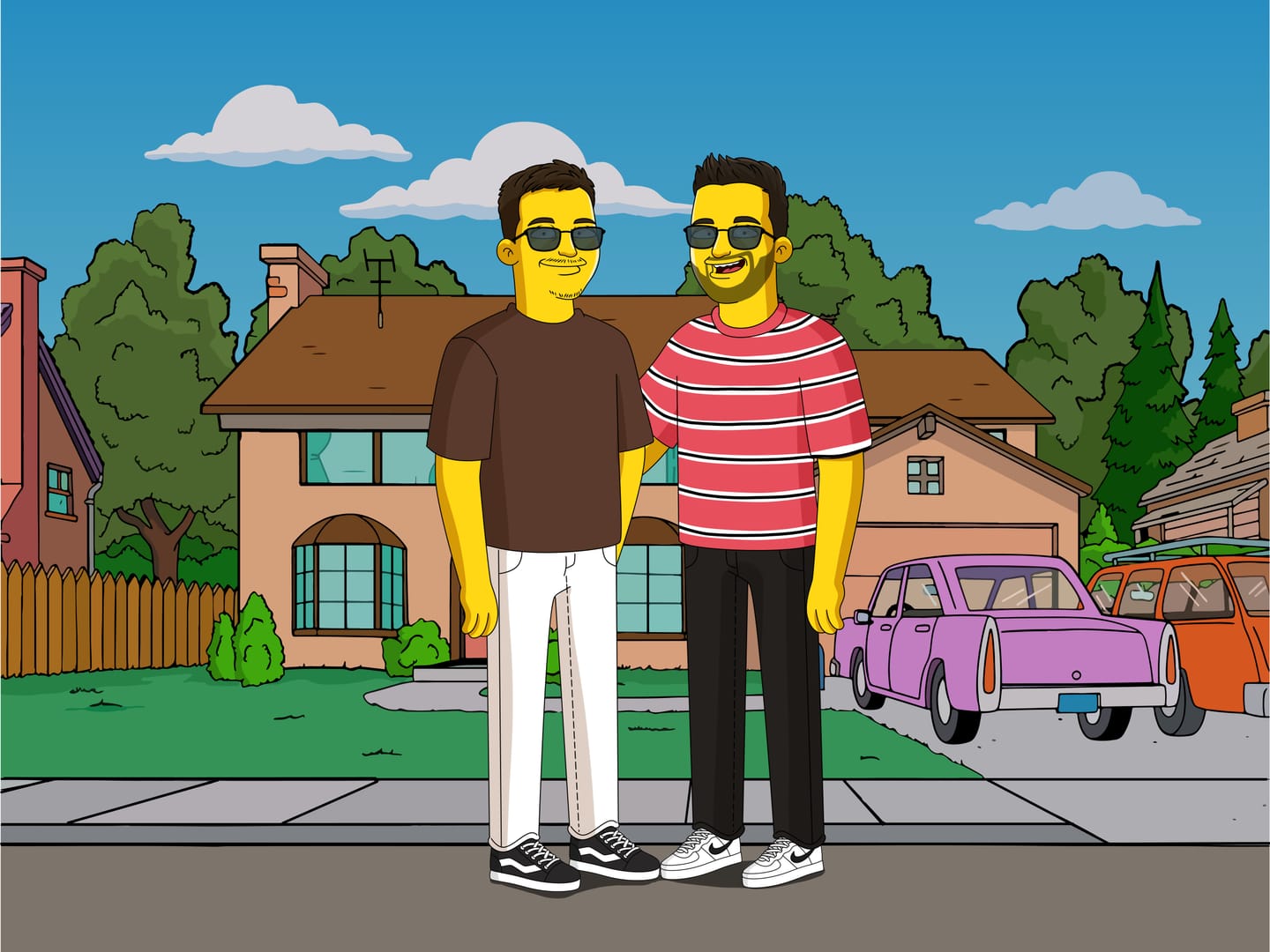 Customer photo review of 'The Simpsons' Custom Portrait
