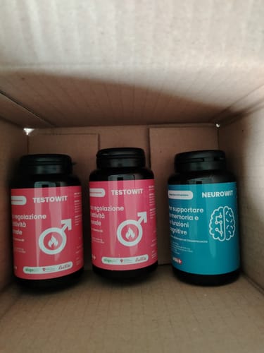 Customer photo review of TESTOWIT - Regolazione ormonale 120 cps NEW!