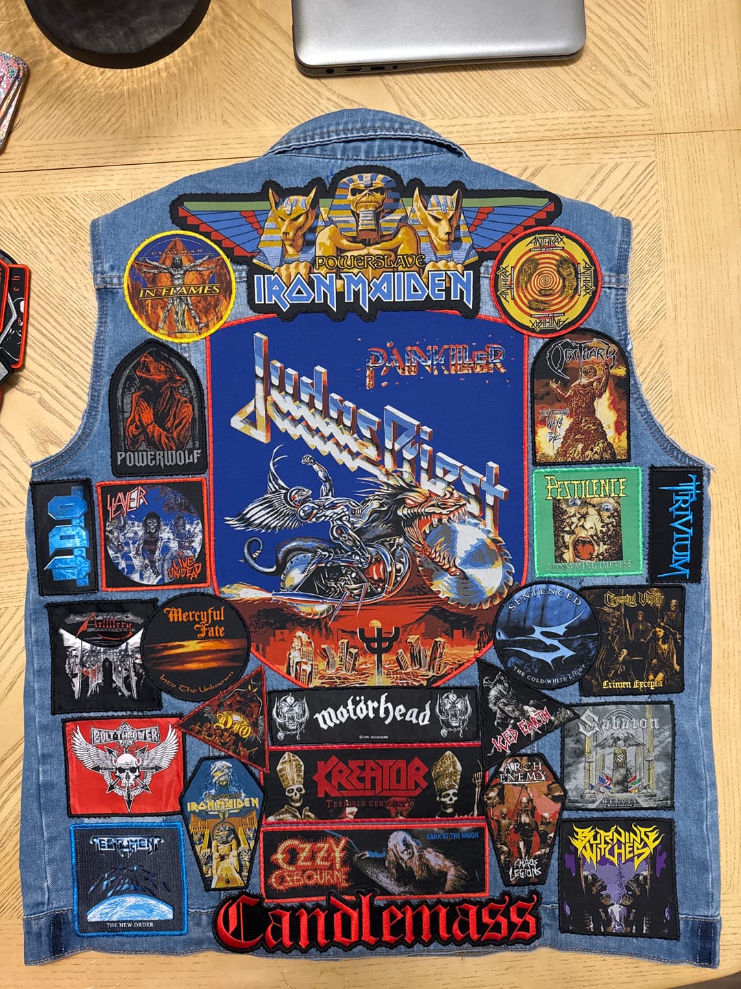 Customer photo review of Judas Priest - Painkiller - Backpatch