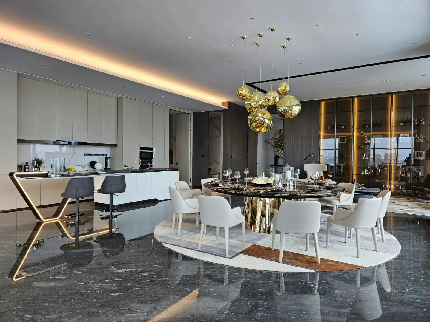 Customer photo review of Lava Bubble Pendant Chandelier