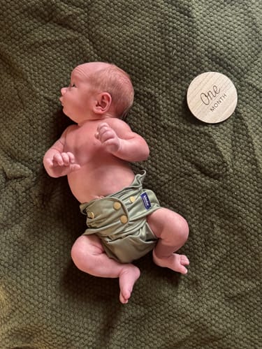 Customer photo review of 4-Layer Bamboo Viscose Cloth Diaper Insert