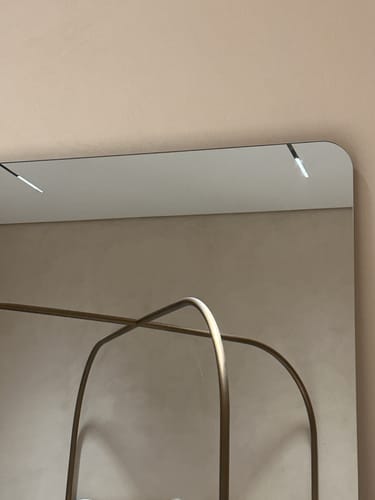 Customer photo review of Amara XL Backlit Frameless Full Length Rounded Corners Mirror (3 Sizes)