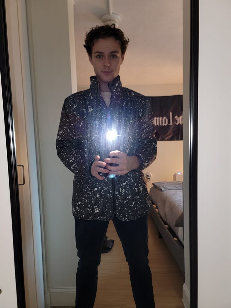 Customer photo review of Reversible Sherpa Full Zip