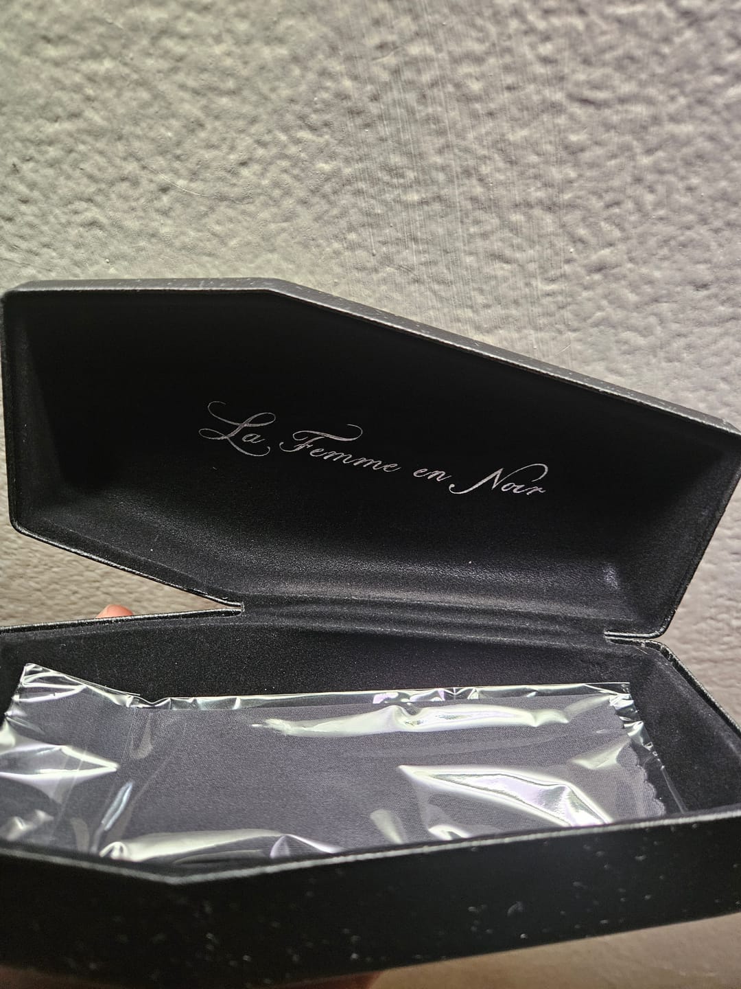 Customer photo review of Vamp Coffin Sunglass Case