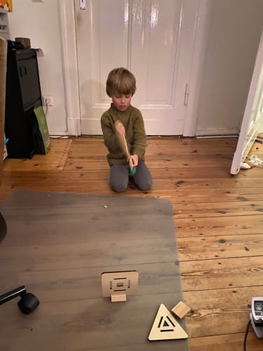 Customer photo review of 5er Set Holzpfeile mit bunten Filzköpfen