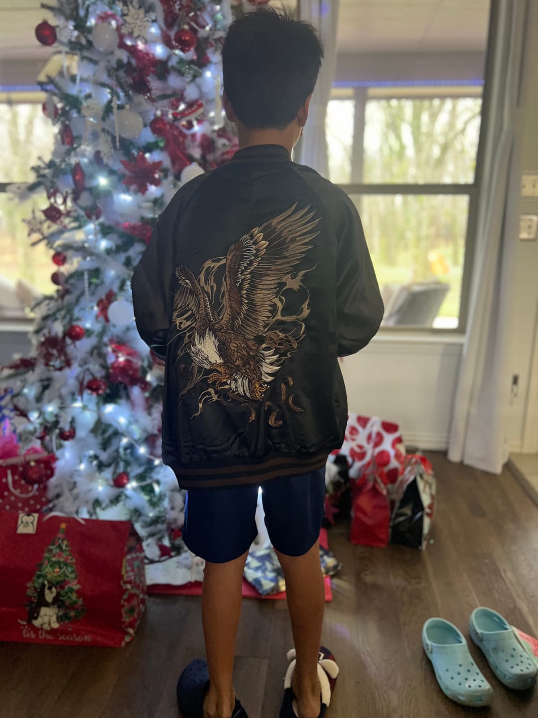 Customer photo review of Guardian Eagle Sukajan Jacket