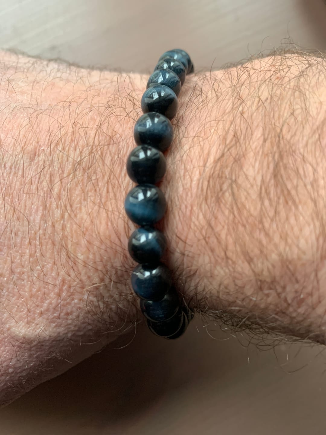 Customer photo review of Bracelet "Ange Gardien" en Oeil de Faucon