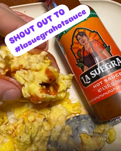 Customer photo review of Traditional Red Hot Sauce 2 Pack