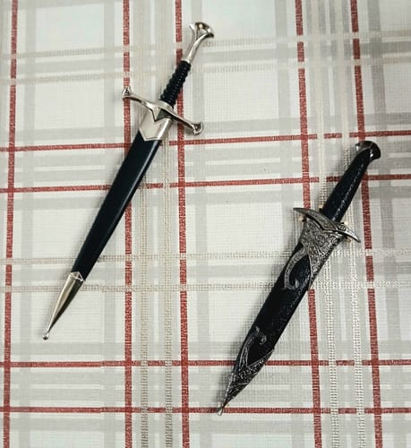 Customer photo review of Reforged Sword of the King | Rings of Power Inspired Mini Sword