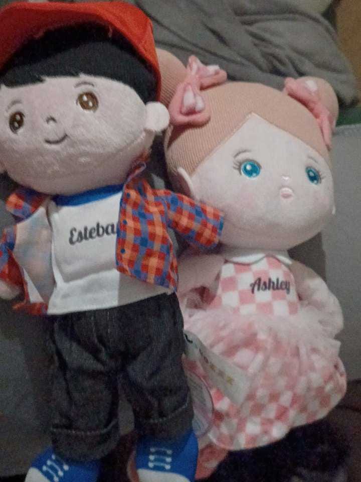 Customer photo review of Personnalisée Premier Ensemble de Jouet Sonore en Peluche de Voiture pour Bébé